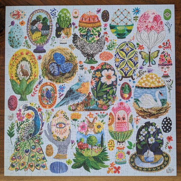 "Artisanal Eggs" 500 piece puzzle by Galison - Picture 3 of 3